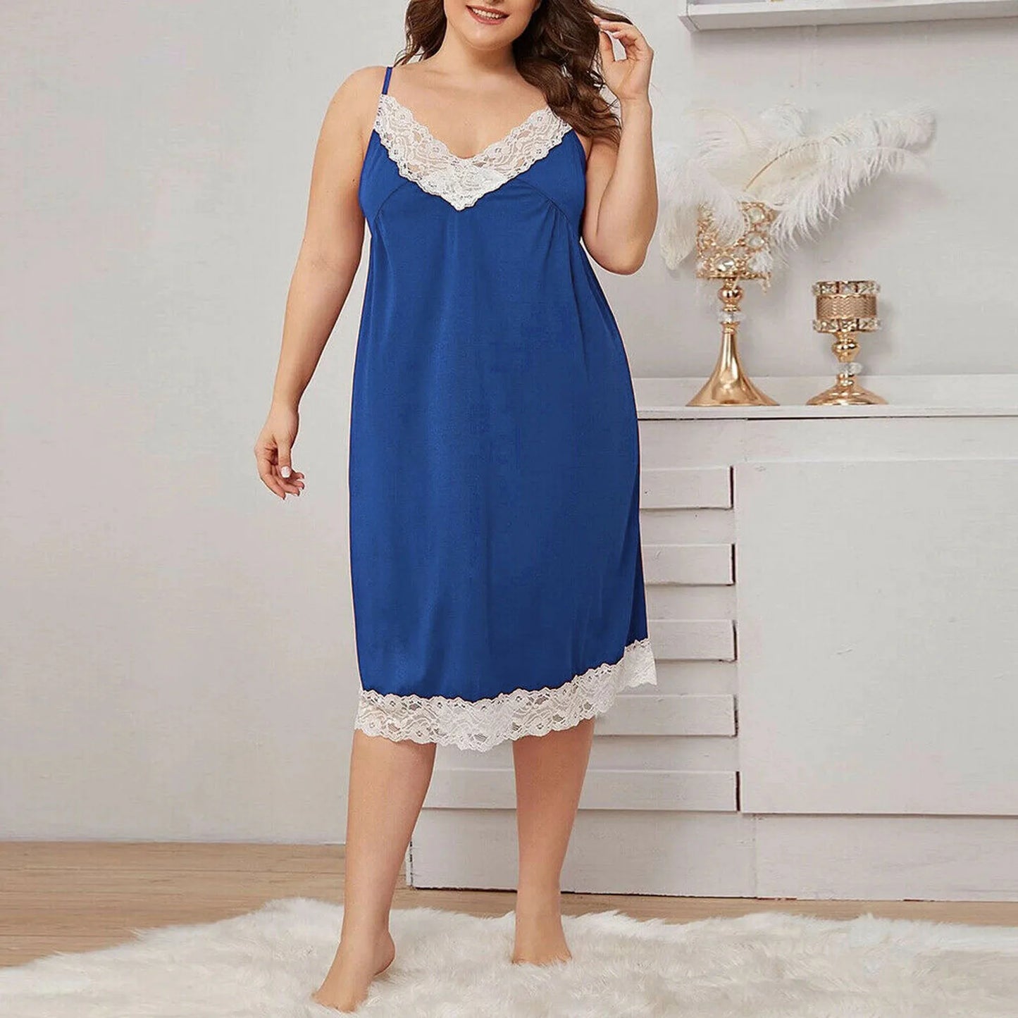 Sexy Night Dress Sleeveless Cami Nighties