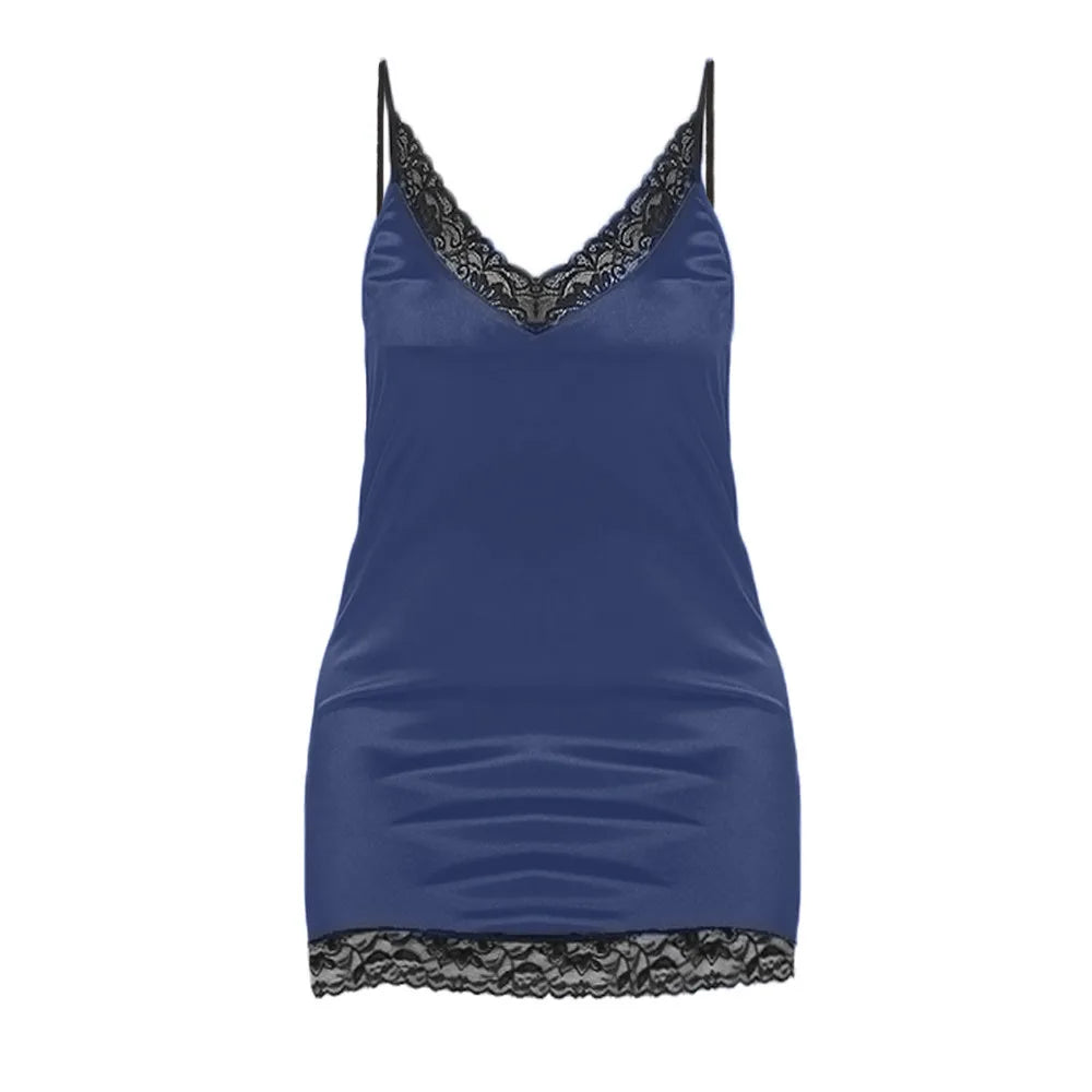 Sexy Sling Lace Sleepwear Fat woman