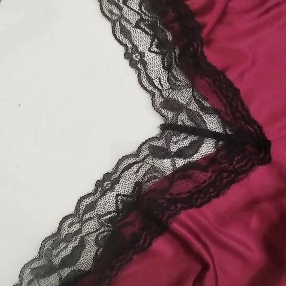 Sexy Sling Lace Sleepwear Fat woman