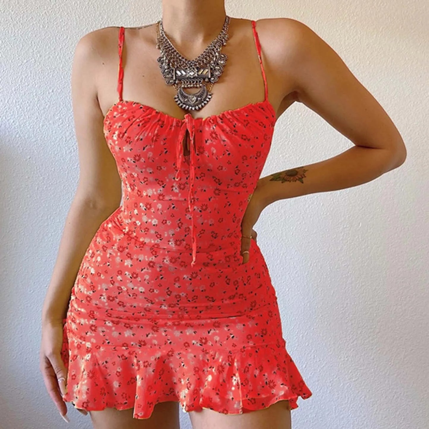 Women's Spaghetti Strap Fashion Dress