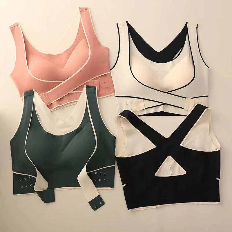 Front Buckle Beautiful Back Seamless Bra