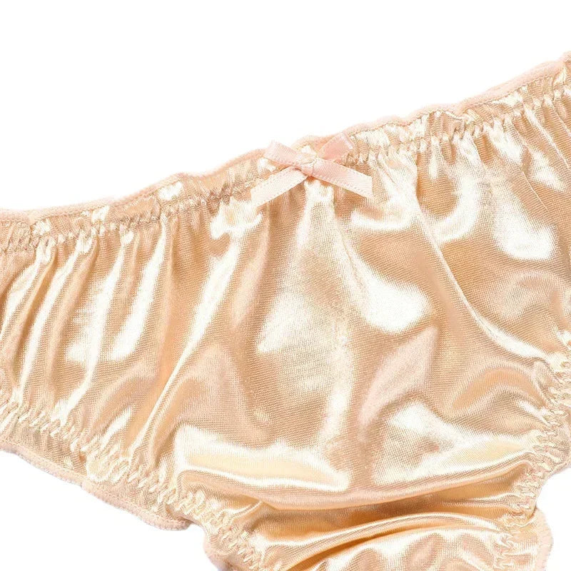 Women's T-Back Luxury Satin Sexy Underwear