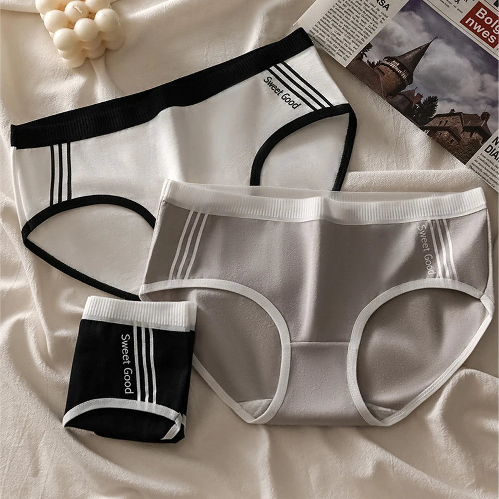 Cotton Mid Waist Traceless Sexy Panties