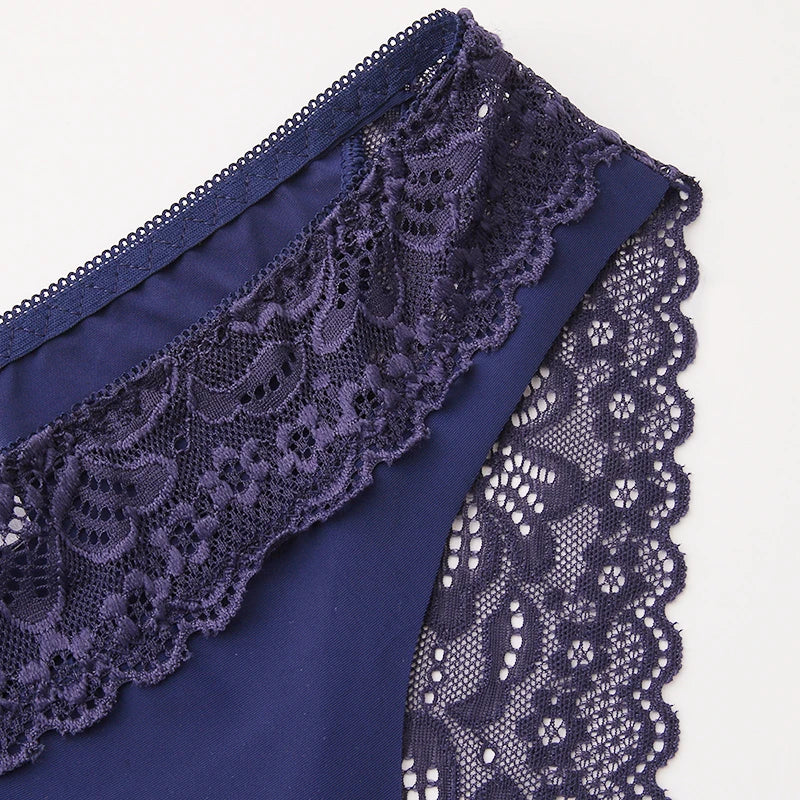 Women's Panties Lace Silk Satin