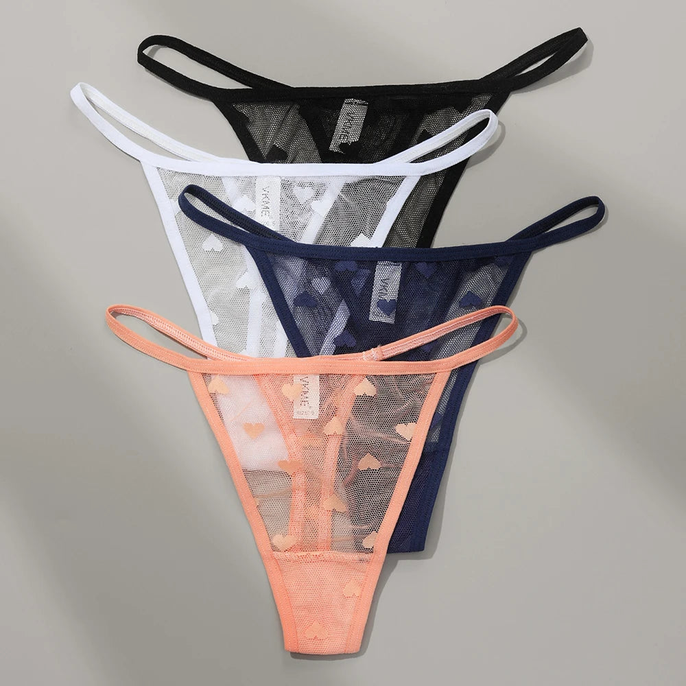 Sexy Lace Sheer Thong Panties