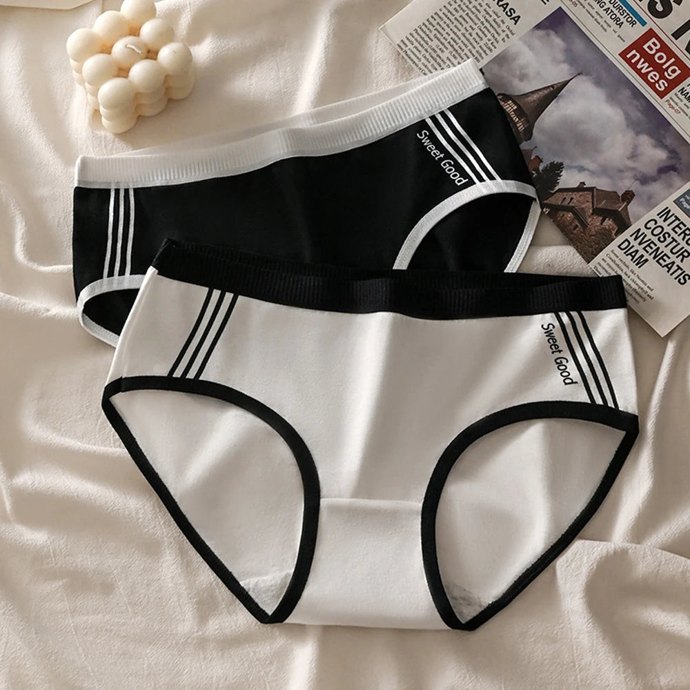 Cotton Mid Waist Traceless Sexy Panties