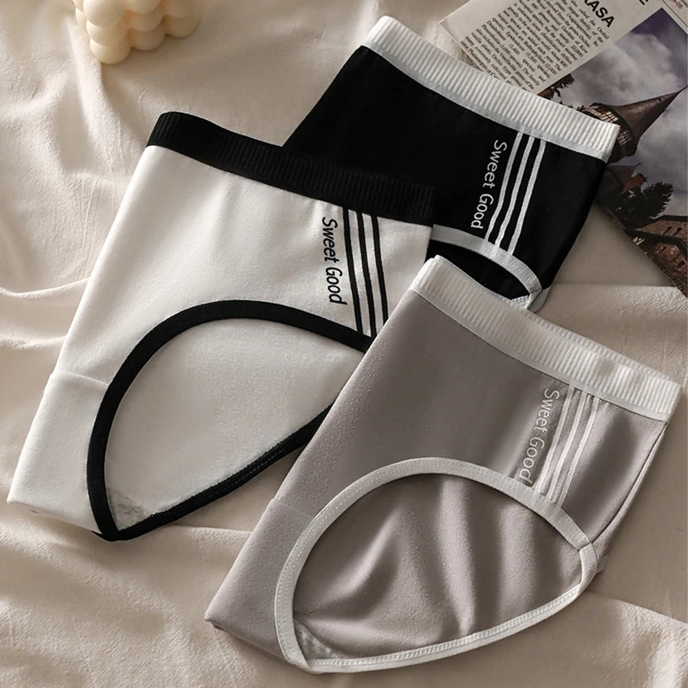 Cotton Mid Waist Traceless Sexy Panties
