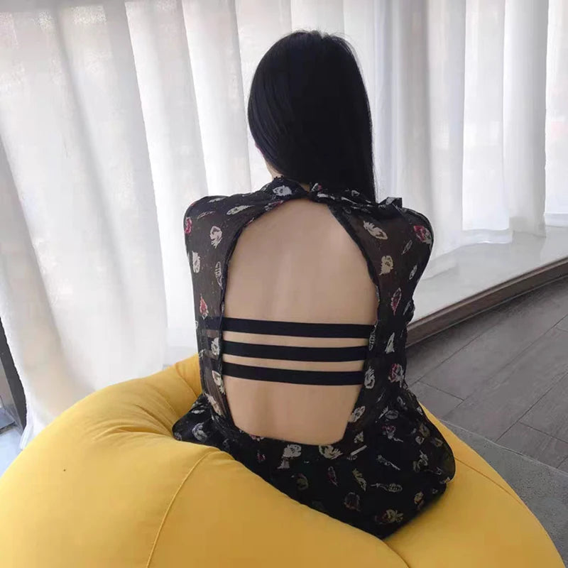 Invisible One-piece Backless Lingerie Strapless Bra