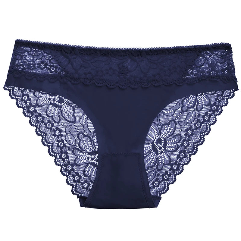 Women's Panties Lace Silk Satin