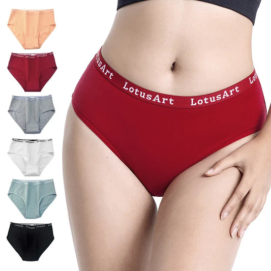 Cotton Panties High Waist Briefs