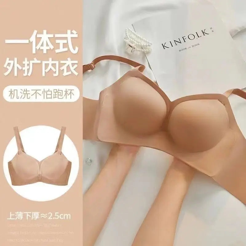 Thickened Steamed Bun Fixed Cup Integrated  Bra