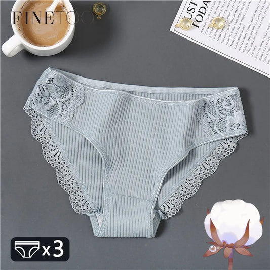 Cotton Patchwork Lace Panties