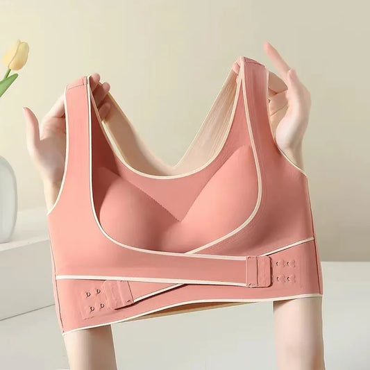 Front Buckle Beautiful Back Seamless Bra