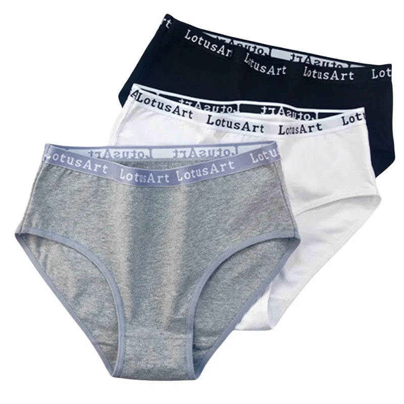 Cotton Panties High Waist Briefs