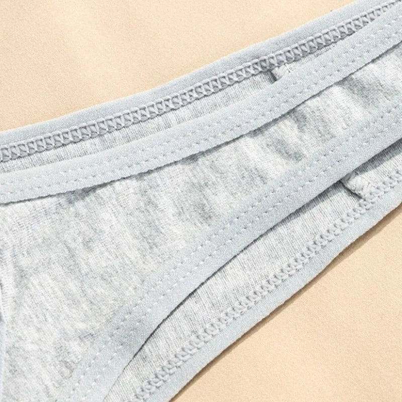 Cotton Women Thong Elastic Comfy Panties