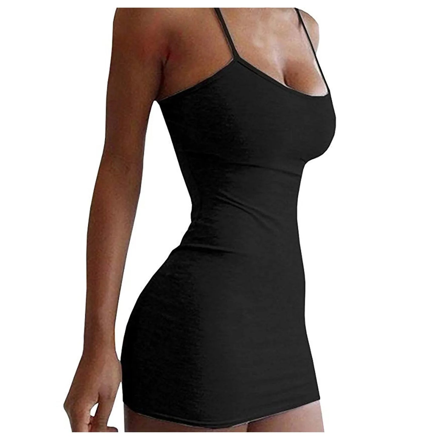Sexy White Dress Summer Bodycon Sleeveless Tight