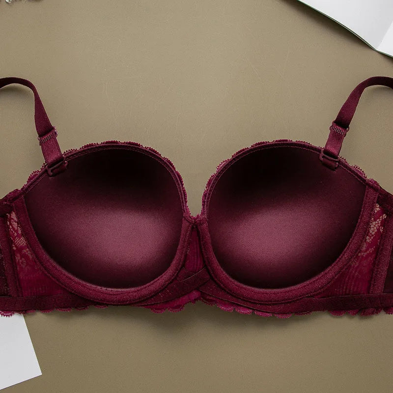Wireless adjustable lace Women's bra