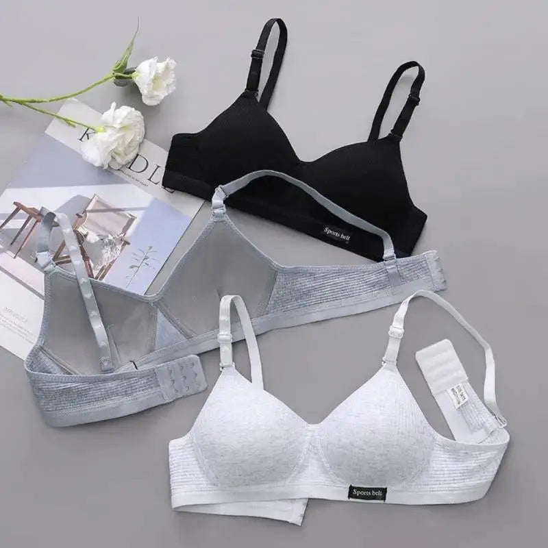 Cotton Bra Gathered Comfort