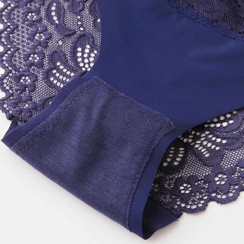 Women's Panties Lace Silk Satin