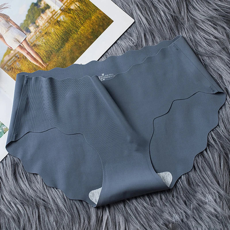 Silky Satin Women's Panties Seamless Underwear